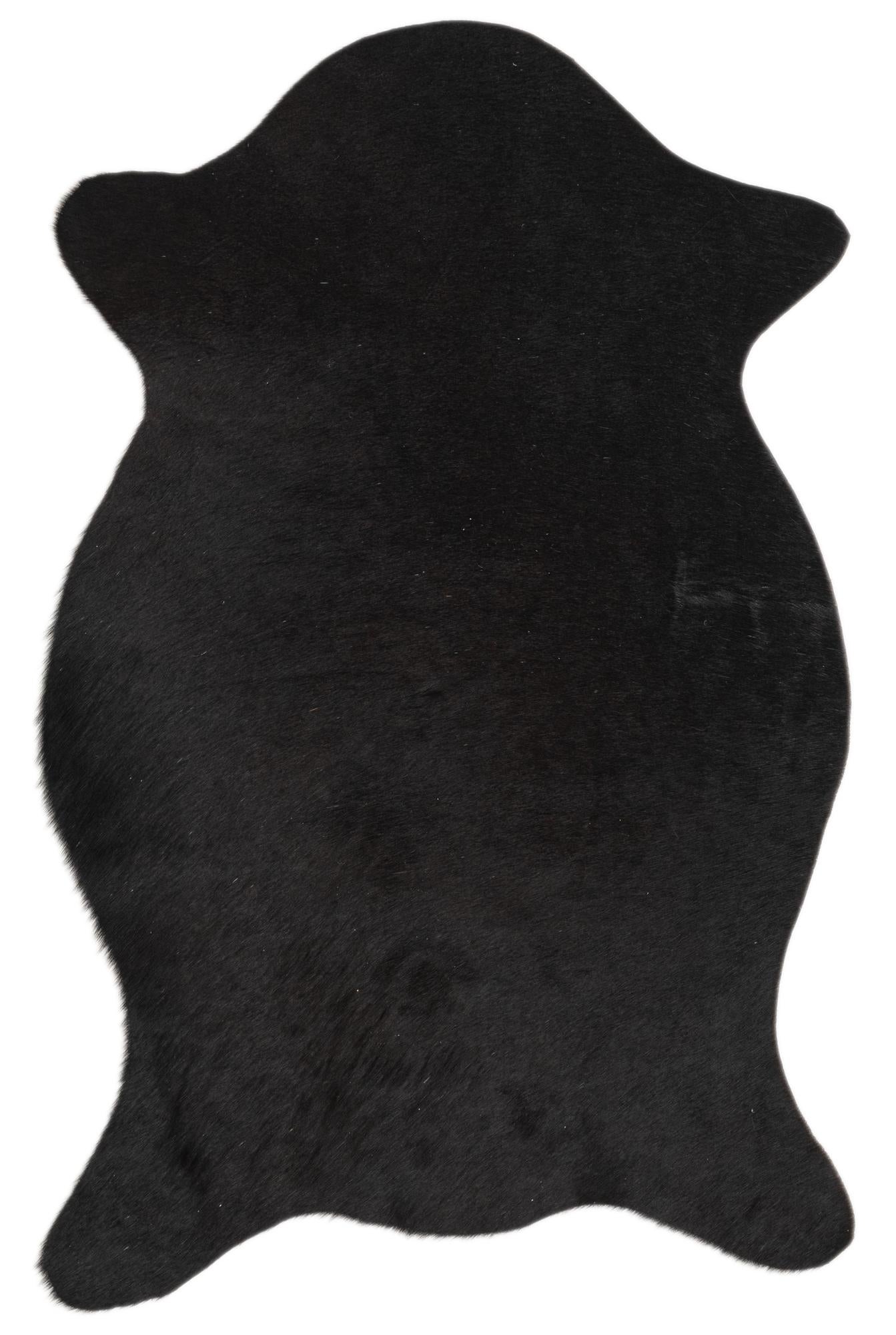 1' 8 x 2' 6 Cowhide Leather Rug