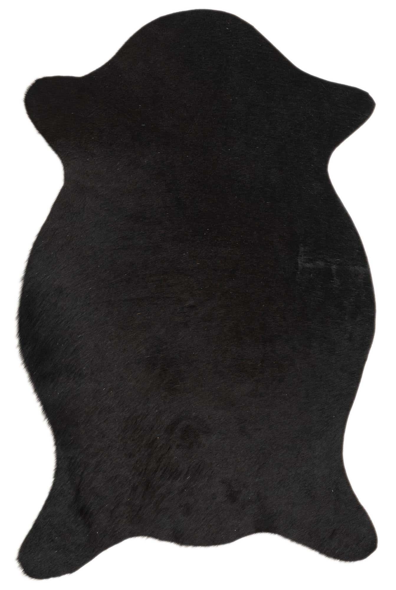 1' 8 x 2' 6 Cowhide Leather Rug
