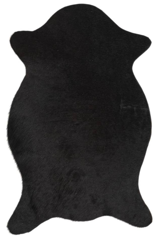 Detail image of 1' 8 x 2' 6 Cowhide Leather Rug