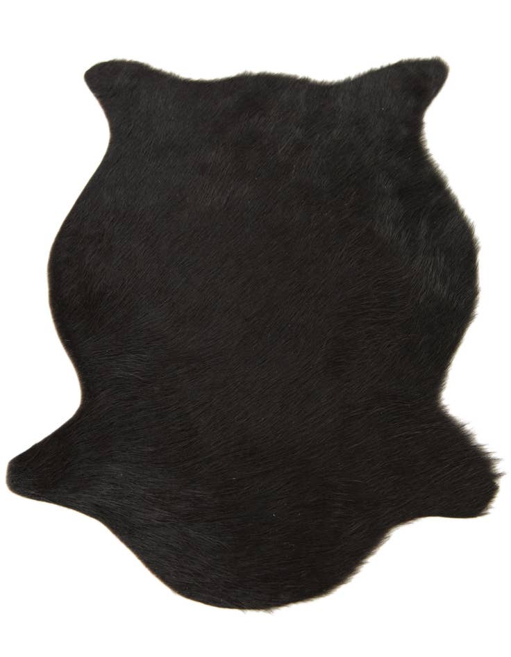 Detail image of 1' 8 x 2' 6 Cowhide Leather Rug