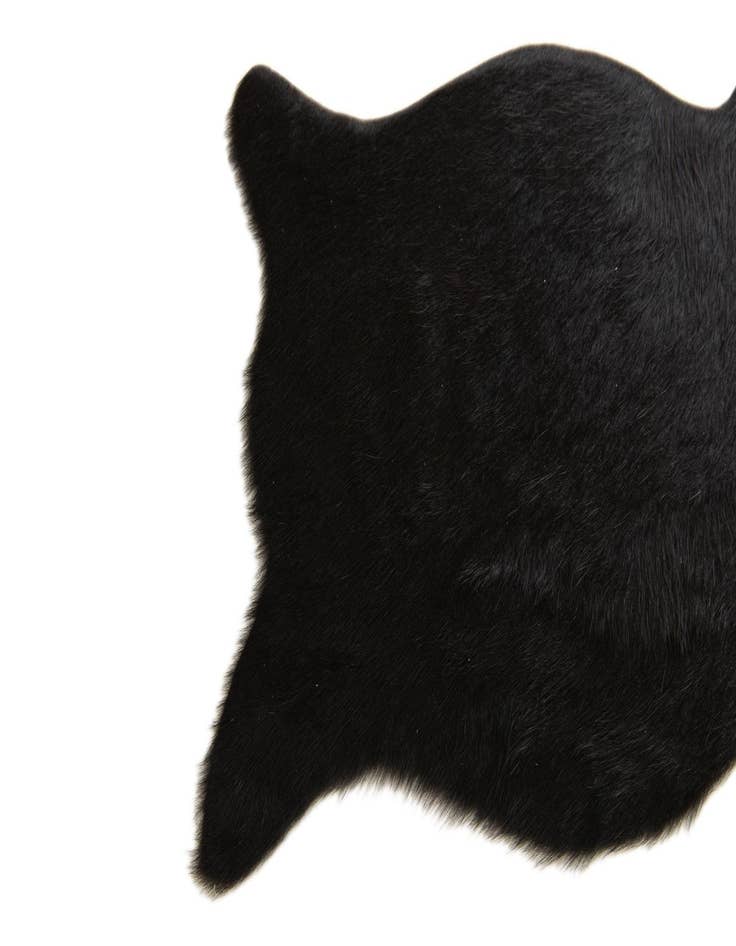 Detail image of 1' 8 x 2' 6 Cowhide Leather Rug