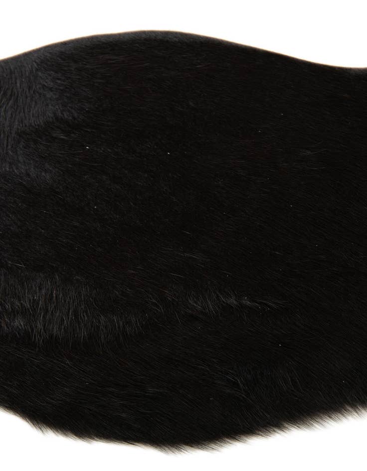 Detail image of 1' 8 x 2' 6 Cowhide Leather Rug