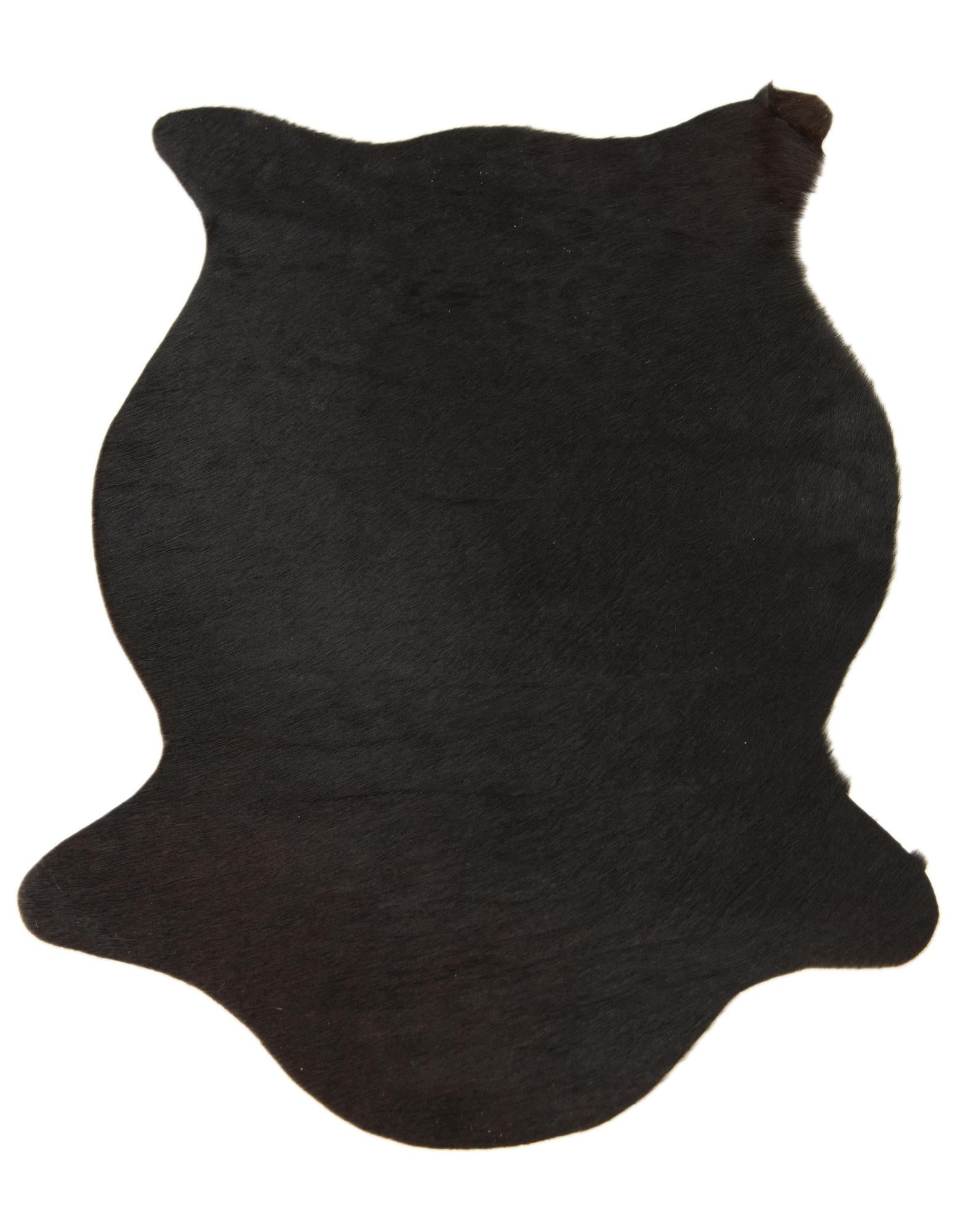 1' 8 x 2' 6 Cowhide Leather Rug