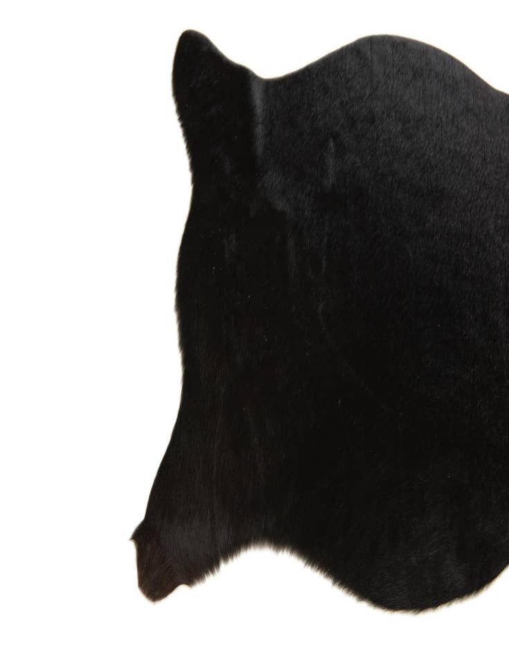 Detail image of 1' 8 x 2' 6 Cowhide Leather Rug