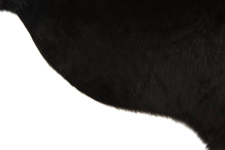 Detail image of 1' 8 x 2' 6 Cowhide Leather Rug