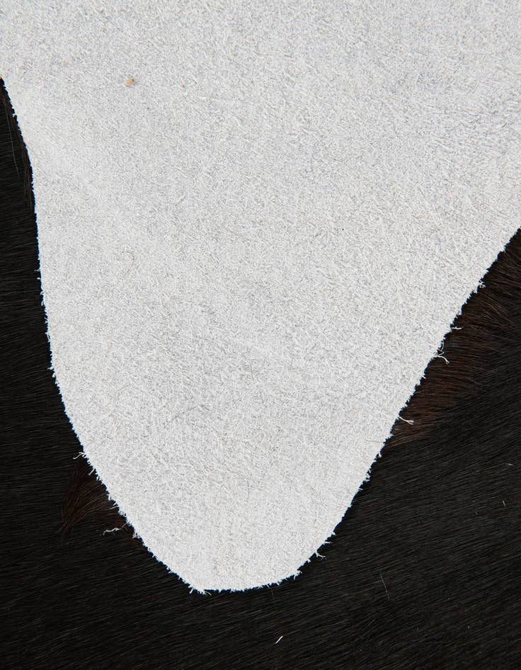 Detail image of 1' 8 x 2' 6 Cowhide Leather Rug