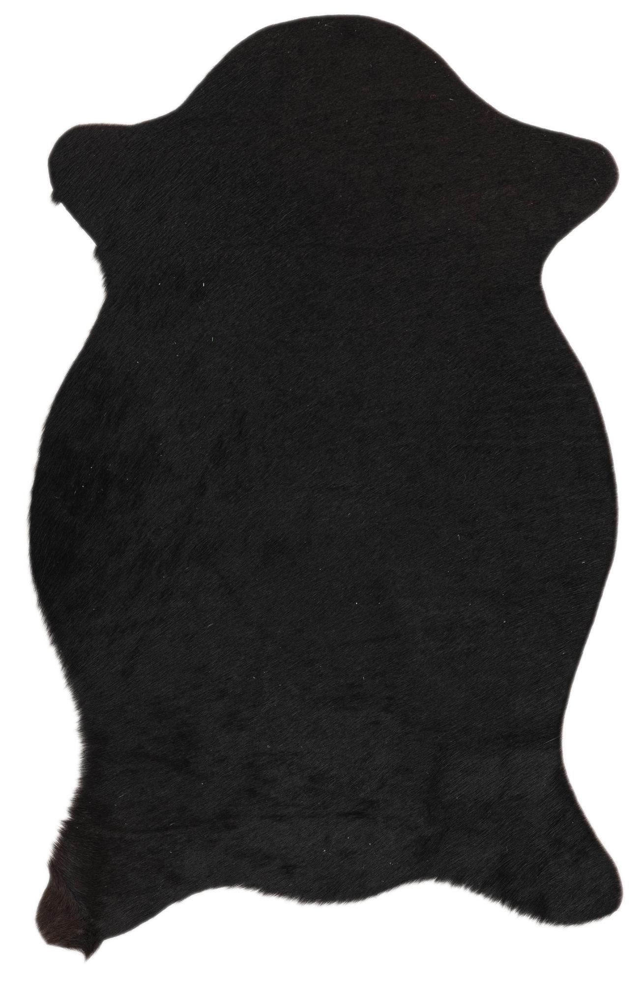 1' 8 x 2' 6 Cowhide Leather Rug