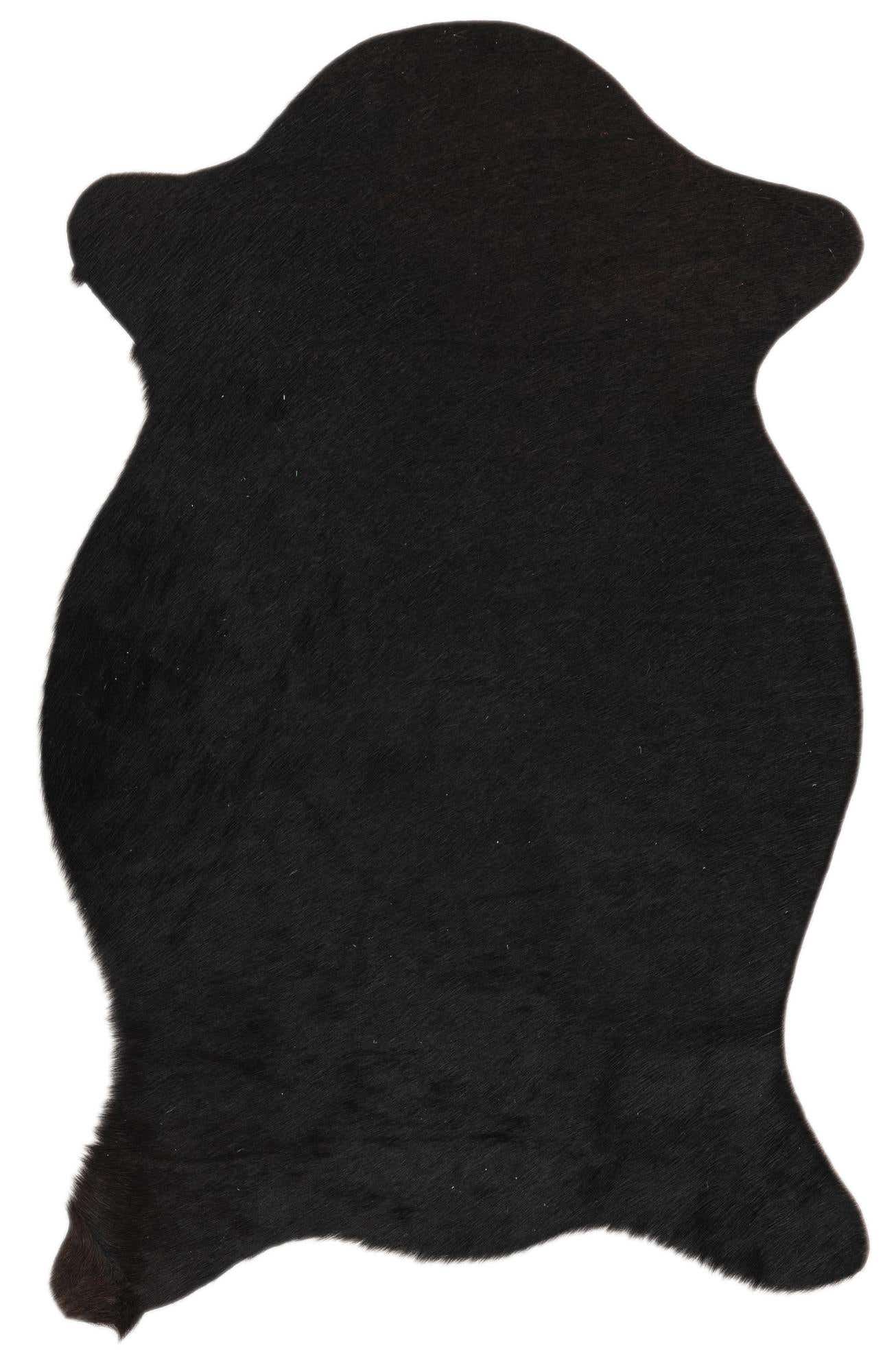 1' 8 x 2' 6 Cowhide Leather Rug