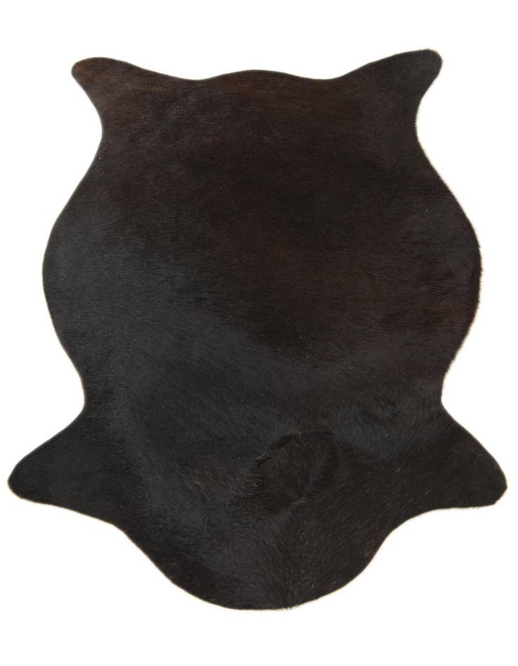 Detail image of 1' 8 x 2' 6 Cowhide Leather Rug