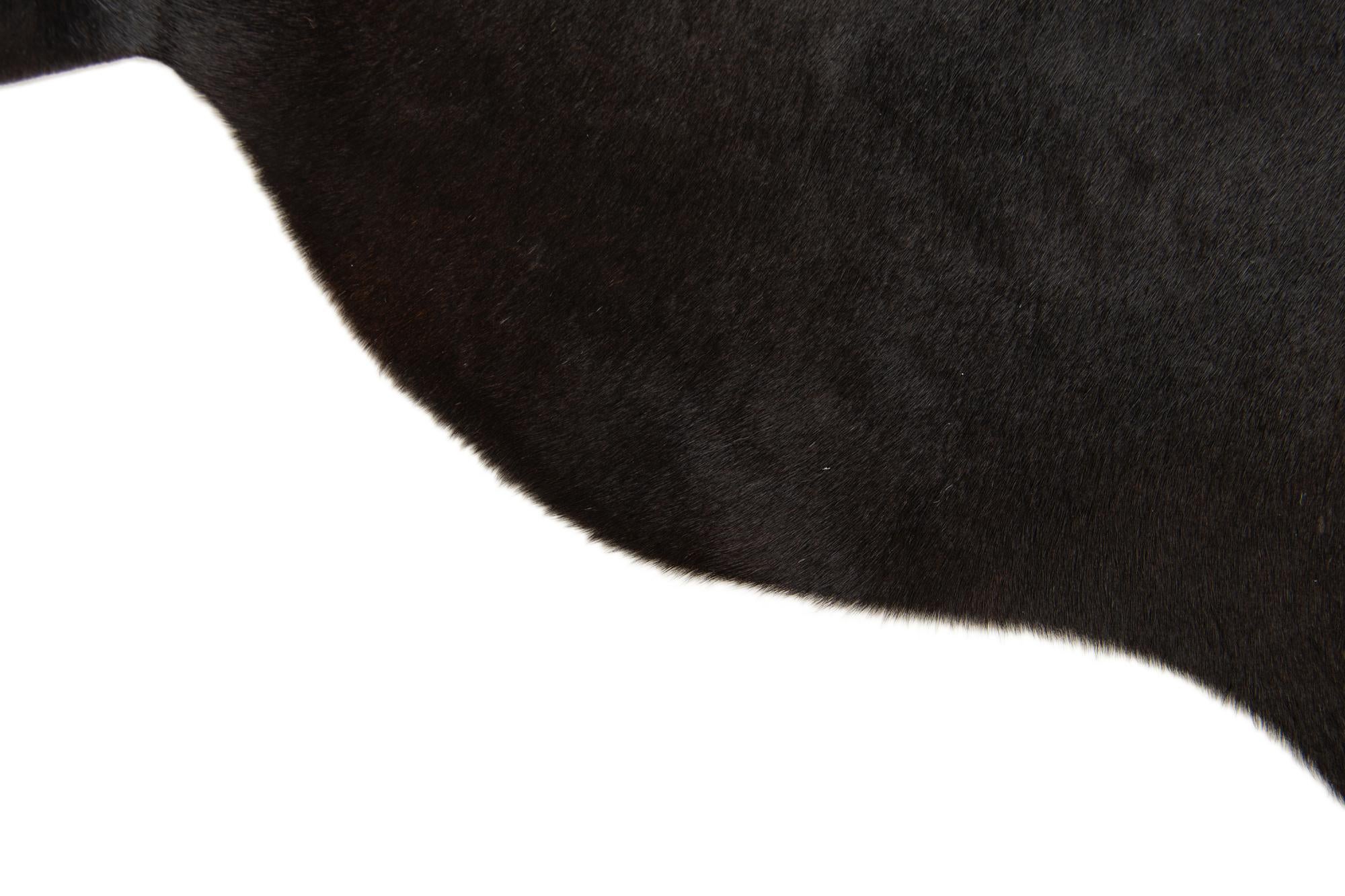 1' 8 x 2' 6 Cowhide Leather Rug