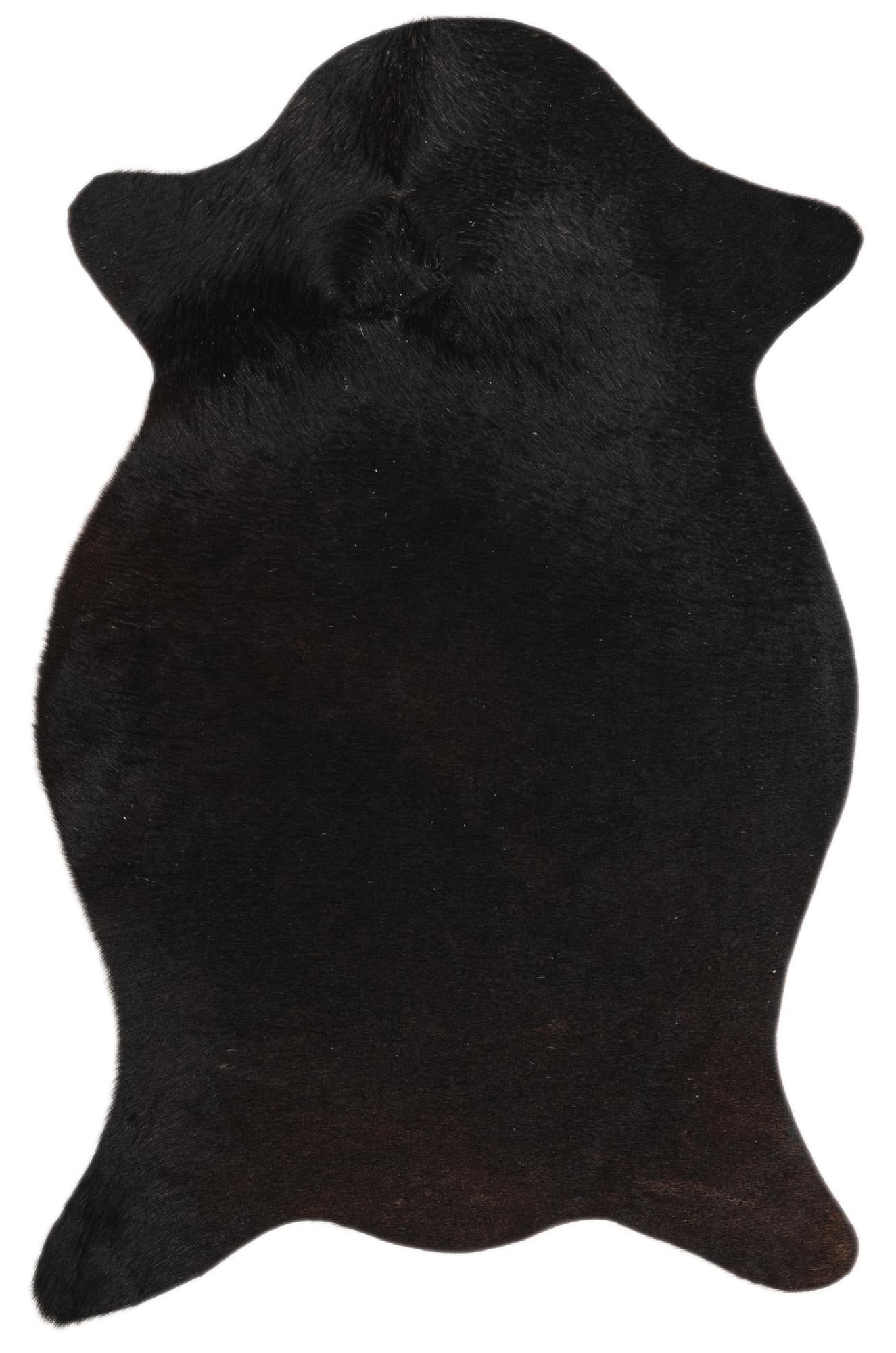 1' 8 x 2' 6 Cowhide Leather Rug