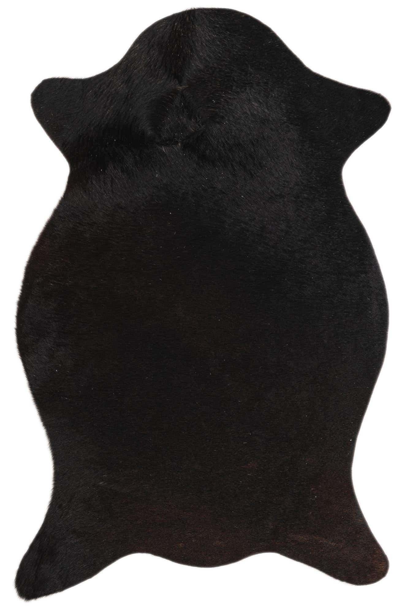 1' 8 x 2' 6 Cowhide Leather Rug