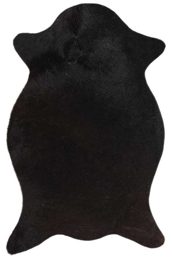 1' 8 x 2' 6 Cowhide Leather Rug