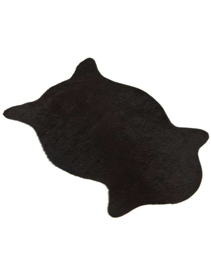 Detail image of 1' 8 x 2' 7 Cowhide Leather Rug