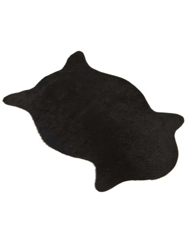 1' 8 x 2' 7 Cowhide Leather Rug