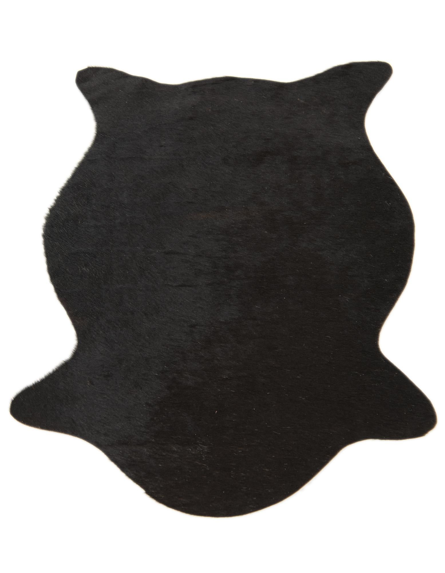 1' 8 x 2' 7 Cowhide Leather Rug