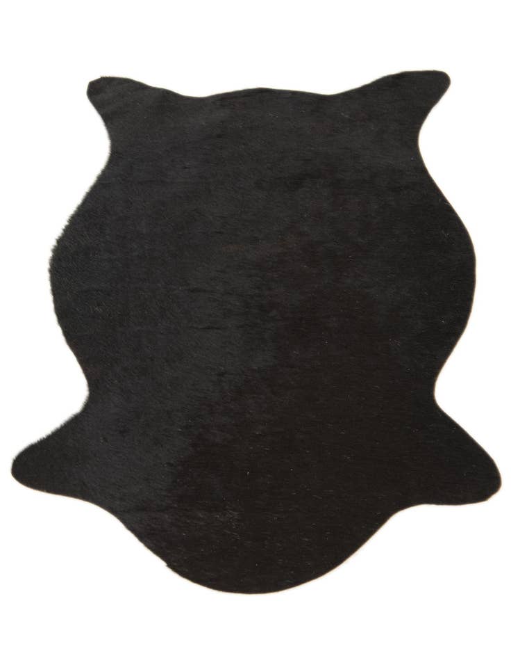 Detail image of 1' 8 x 2' 7 Cowhide Leather Rug