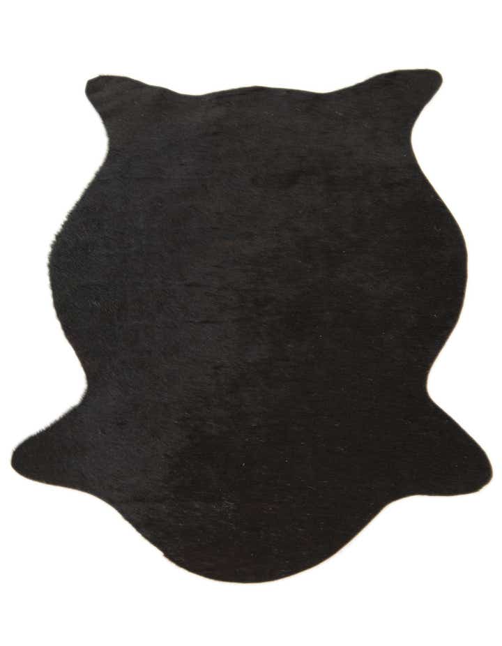 1' 8 x 2' 7 Cowhide Leather Rug