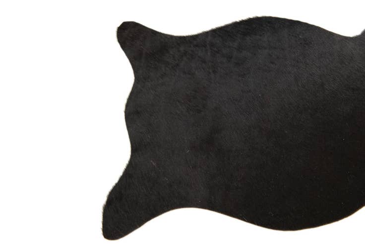 Detail image of 1' 8 x 2' 7 Cowhide Leather Rug