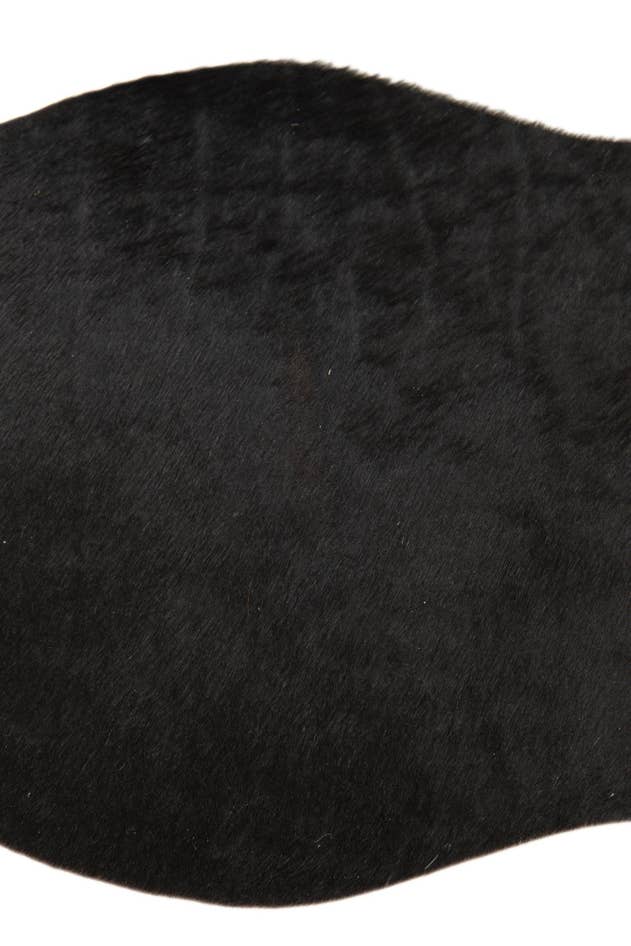 Detail image of 1' 8 x 2' 7 Cowhide Leather Rug