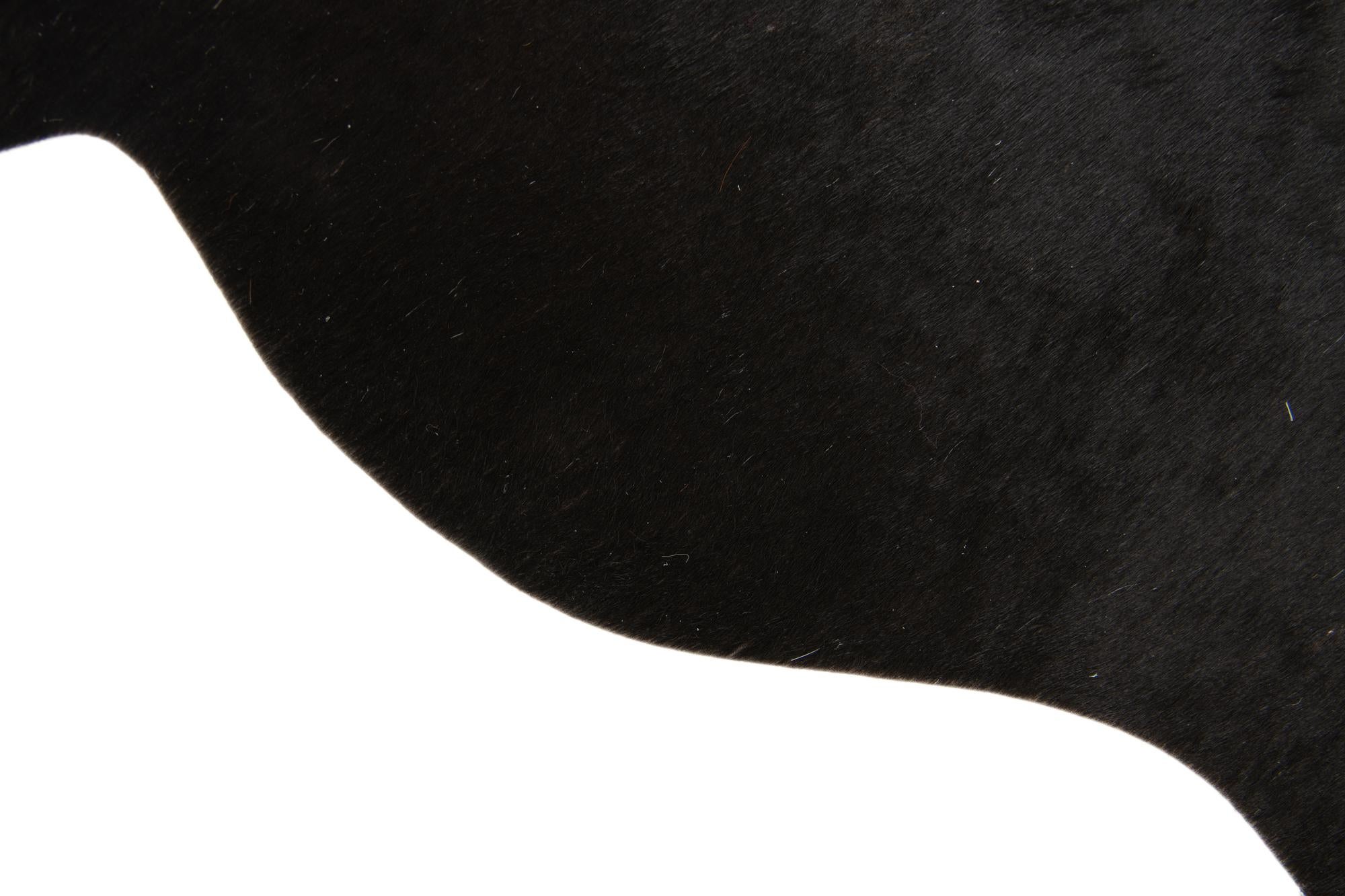 1' 8 x 2' 7 Cowhide Leather Rug