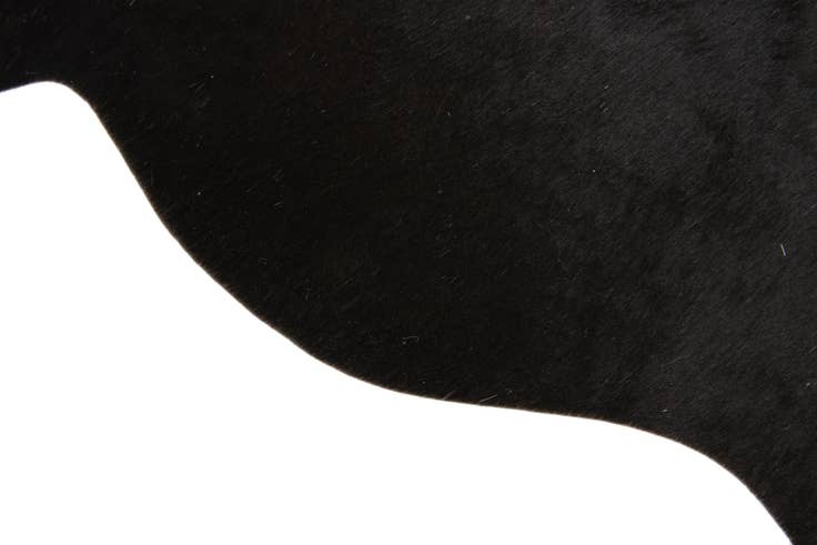 Detail image of 1' 8 x 2' 7 Cowhide Leather Rug