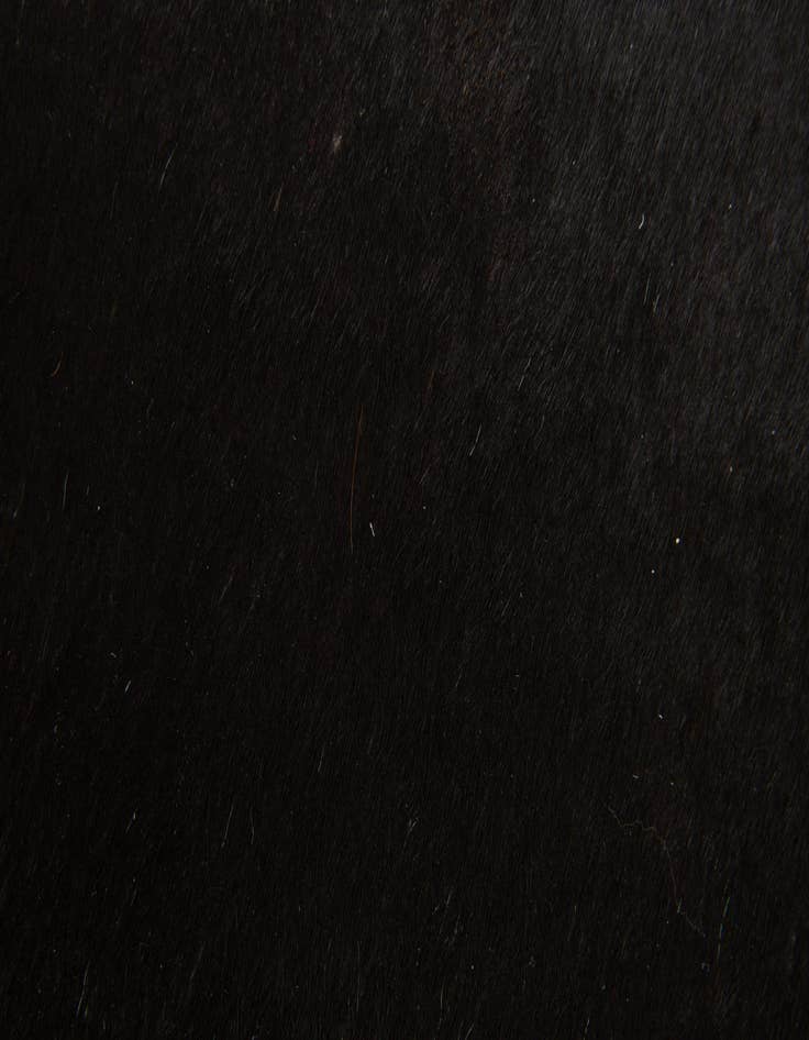 Detail image of 1' 8 x 2' 7 Cowhide Leather Rug