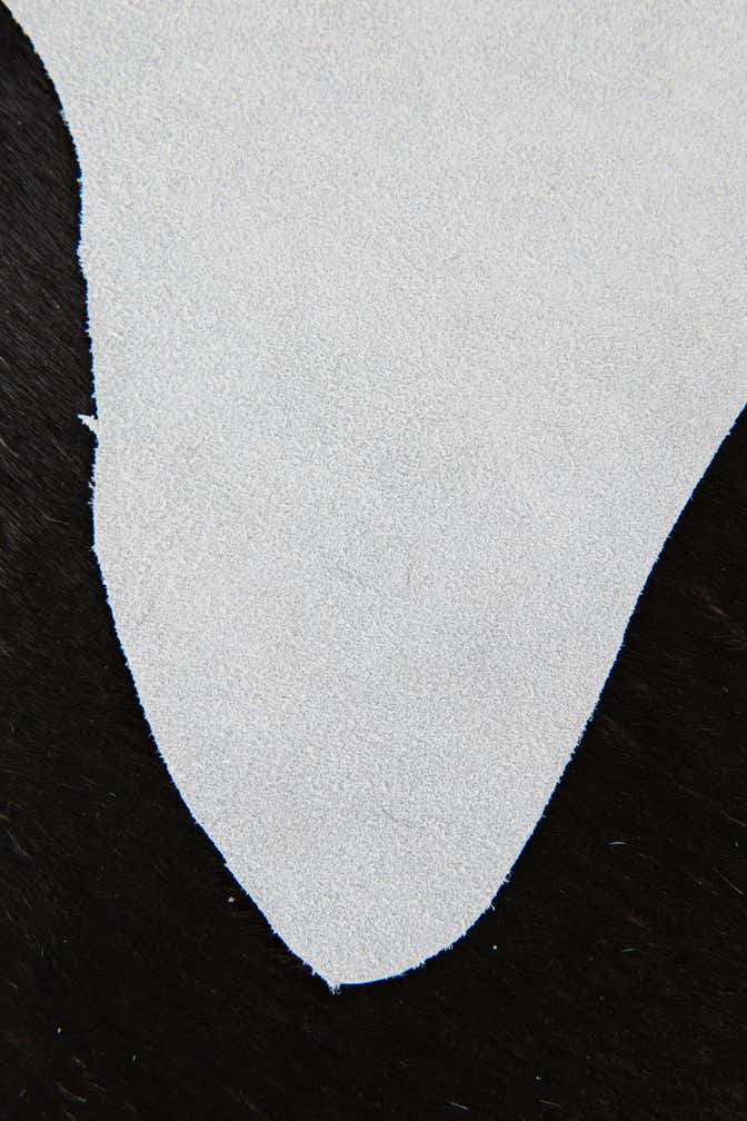1' 8 x 2' 7 Cowhide Leather Rug