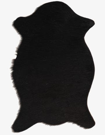 1' 8 x 2' 6 Cowhide Leather Rug