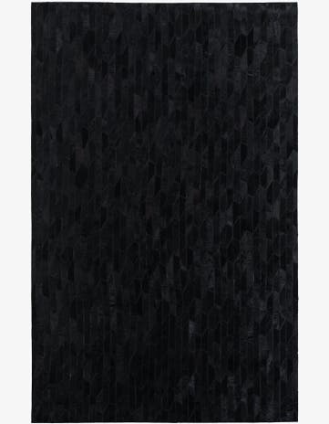5' x 7' 9 Cowhide Leather Rug