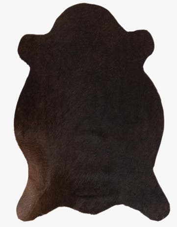 2' 1 x 2' 10 Cowhide Leather Rug