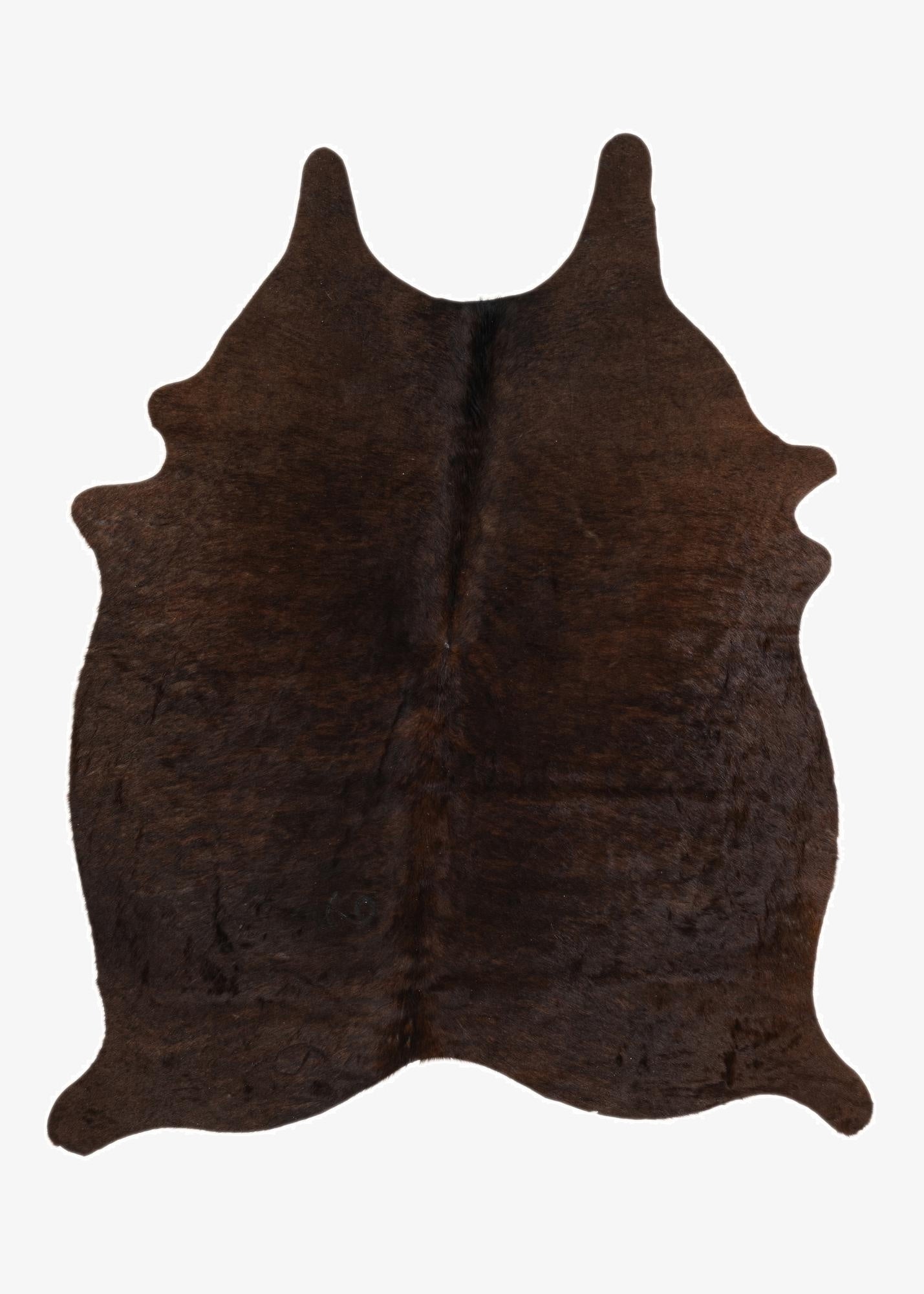 4' 10 x 5' 9 Cowhide Leather Rug