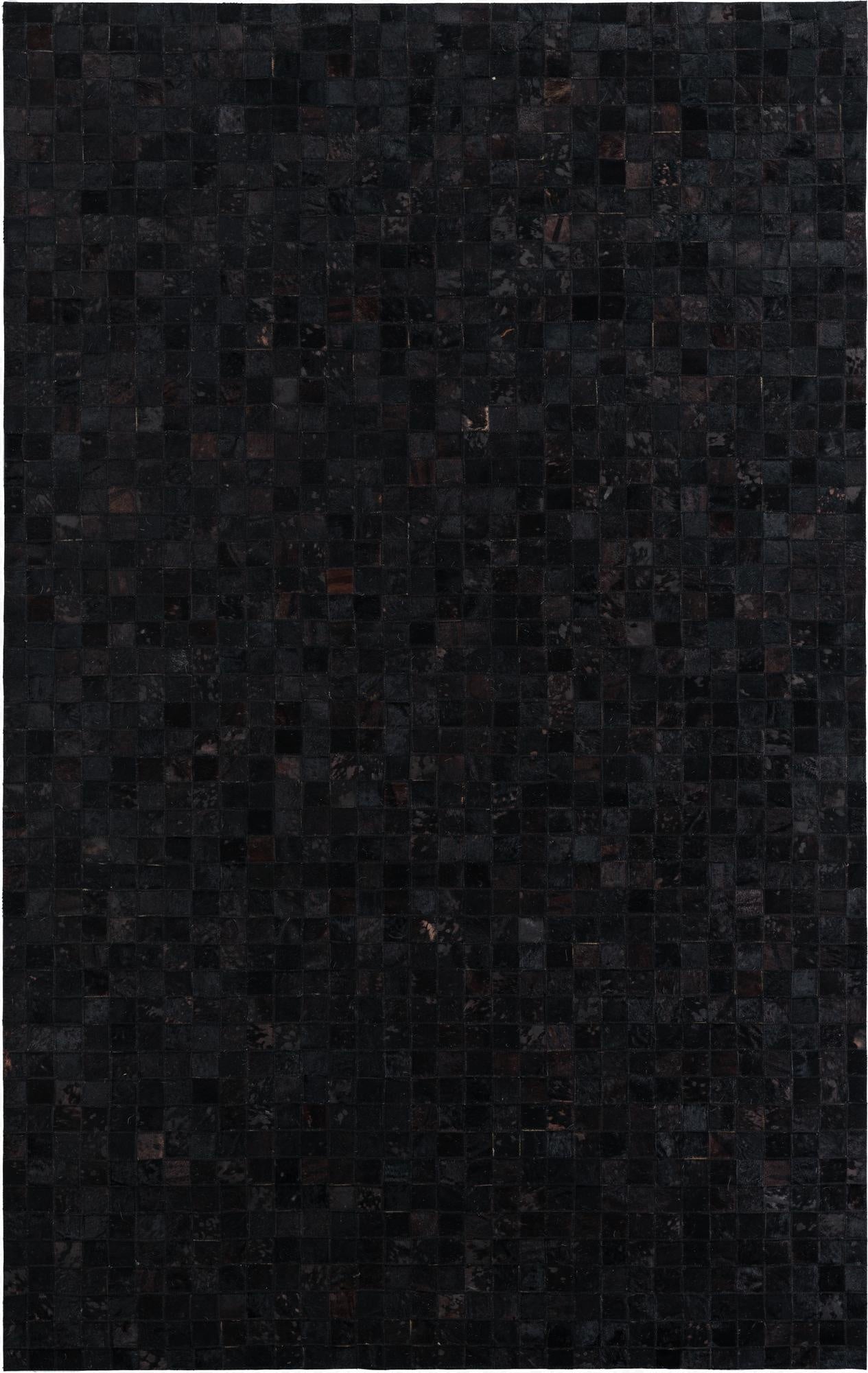 5' x 8' Cowhide Leather Rug