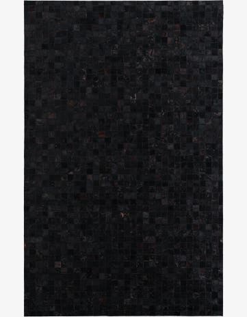 5' x 8' Cowhide Leather Rug