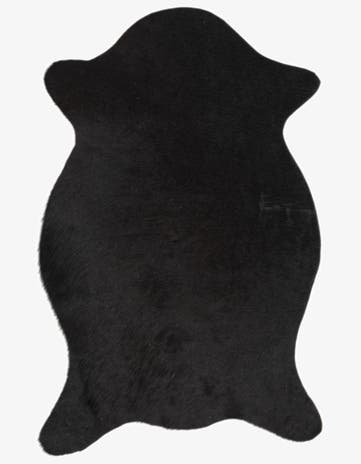 1' 8 x 2' 6 Cowhide Leather Rug