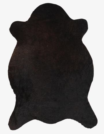 2' 1 x 2' 10 Cowhide Leather Rug
