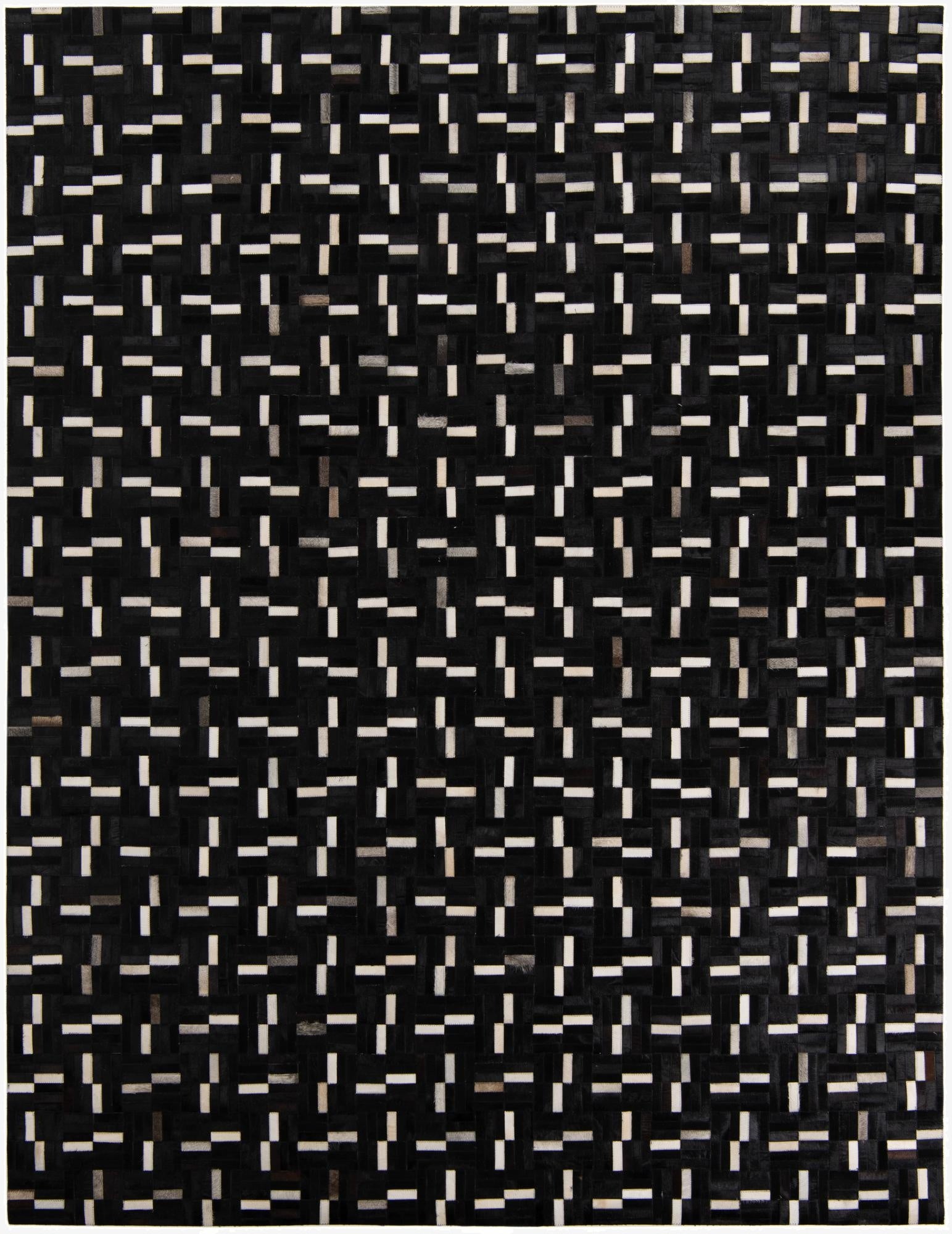 8' x 10' 1 Cowhide Leather Rug