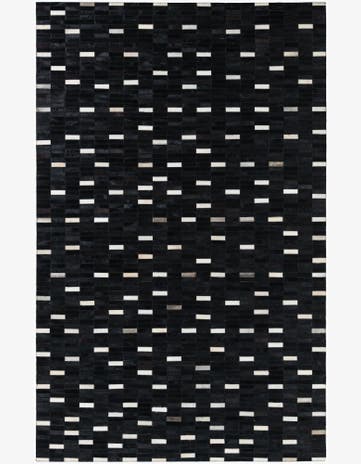 5' x 8' Cowhide Leather Rug