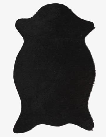 1' 8 x 2' 6 Cowhide Leather Rug