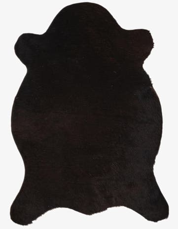 2' 1 x 2' 10 Cowhide Leather Rug