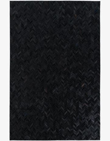 5' 2 x 8' Cowhide Leather Rug
