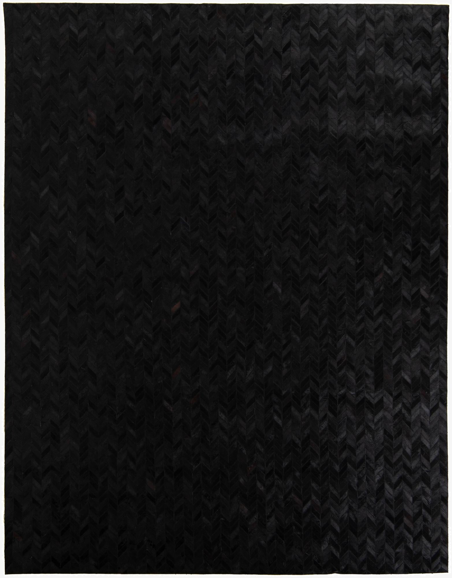 7' 10 x 10' 2 Cowhide Leather Rug