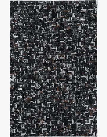 5' x 8' Cowhide Leather Rug