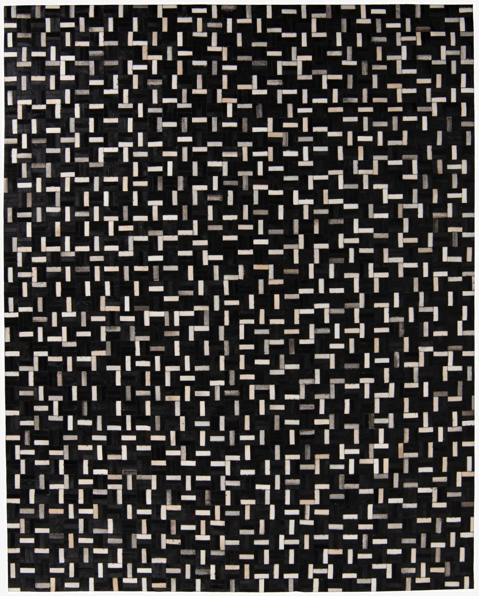 8' x 10' Cowhide Leather Rug