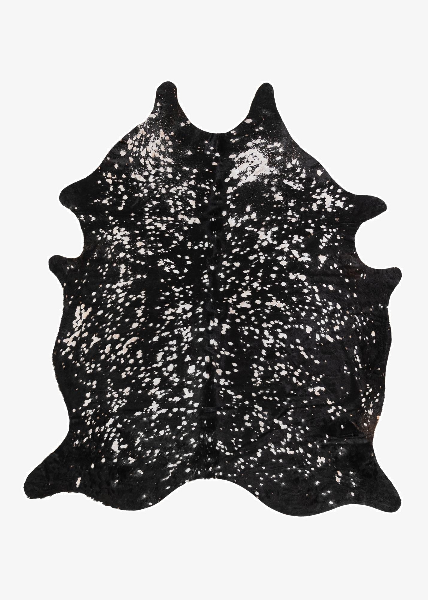 6' 3 x 7' 3 Cowhide Leather Rug