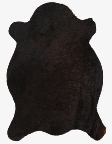 2' 1 x 2' 10 Cowhide Leather Rug