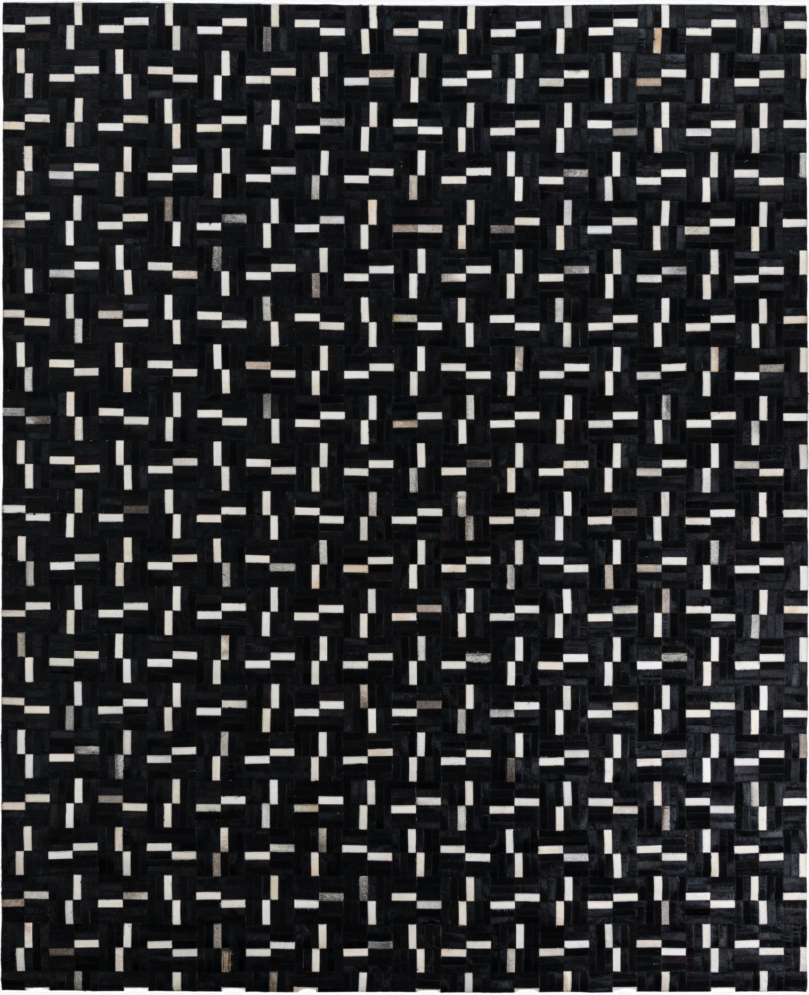 8' 2 x 10' Cowhide Leather Rug