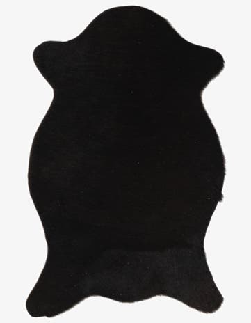 1' 8 x 2' 6 Cowhide Leather Rug