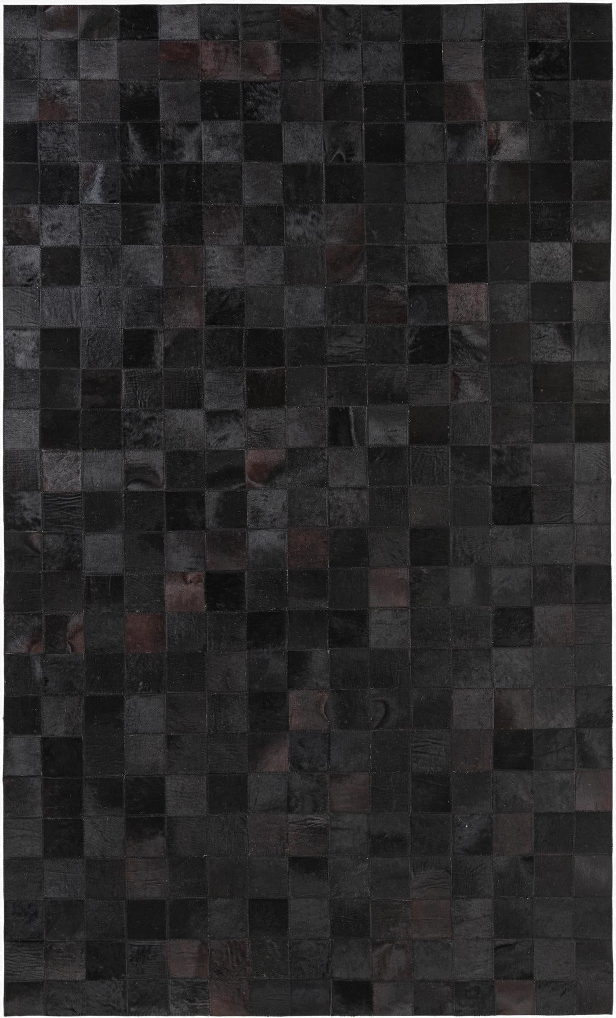 5' x 8' Cowhide Leather Rug