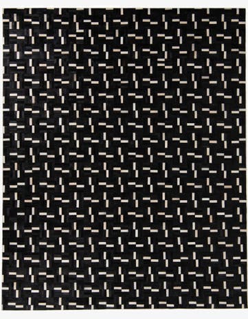 8' x 10' Cowhide Leather Rug